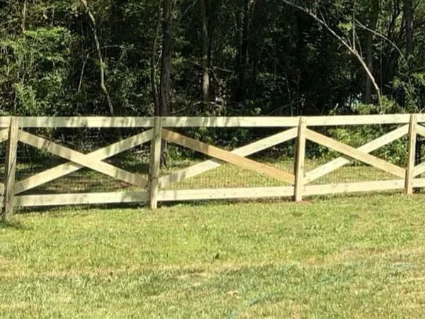 Crossbuck rail fence or gate design reference
